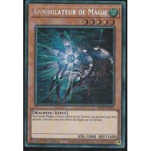 Carte Yu-Gi-Oh - Annihilateur De Magie - Mp25-Fr131 - Prismatique Secr&egrave;te Rare - Neuf