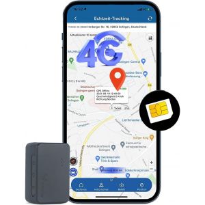 NouvelHorizonstore-Mini traqueur GPS 4G avec carte SIM en temps r&iquest;&iquest;el et alarme, appareils de suivi GPS magn&iquest;&iquest;tiques rechargeables pour enfants, personnes ag&iquest;&iquest;es, bagages, v&iquest;&iquest;hicules, 60 jours de veille, - Neuf