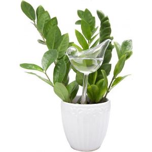 Abreuvoir Plante Ampoules Brûlures Arrosage Automatique Piquets Forme D'oiseau Design Soufflé À La Main - Neuf