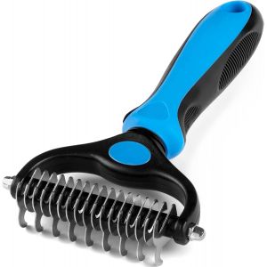 Jgd-Outil De D&eacute;m&ecirc;lage Pour Chiens Et Chats, R&acirc;teau De D&eacute;m&ecirc;lage Double Face R&eacute;duit La Perte De Poils De 95 %, Brosses Pour Chien Pour La Perte De Poils Emm&ecirc;l&eacute;s, Brosse Pour Chat &Agrave; Poils Courts Et Long - Neuf