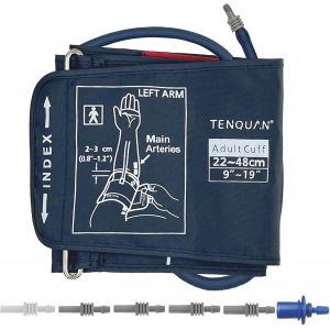 Brassard Avec Connecteur Pour Moniteur De Tension Art&eacute;rielle,Brassard Pour Tensiometre(22 &Agrave; 48 Cm) - Neuf