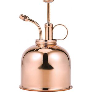 300ml r&eacute;tro en laiton arrosage peut Vintage cuivre m&eacute;tal jardin fleur plante croissance artisanat jardin pot outil pulv&eacute;risateur bouteille d'arrosage &agrave; la main &eacute;quipement (cuivre) - Neuf