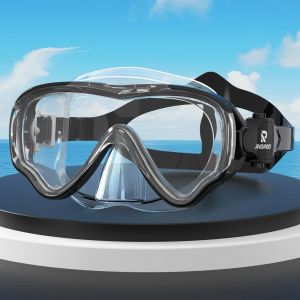 Lunettes De Plongée Pour Enfants, Lunettes De Natation Antibuée Et Etanche, 180 ° Hd Panorama Avec Masque De Plongée Nasale, Garçons, Filles Et Adolescents Lunettes De Natation 4-14 - Neuf