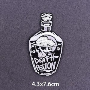 Punk Magic Ball Patch Fer Sur Patchs Brod&eacute;s Pour V&ecirc;tements Patchs Thermoadh&eacute;sifs Sur V&ecirc;tements Hippie Rock Biker Patch Couture - Neuf