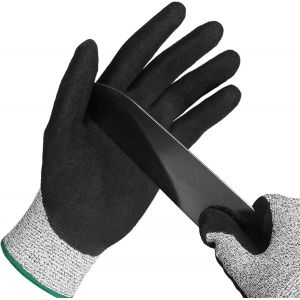 Gant Anti Coupure,Gant Huitre La Protection De Niveau 5 En Treillis M&eacute;tallique En Acier Inoxydable Convient Aux Gants De Travail Pour Les Hu&icirc;tres,La Coupe De Viande,Le Jardinage Et La Sculpture[H138] - Neuf