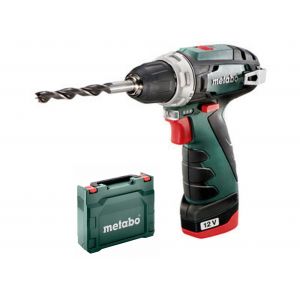 Metabo Perceuse-visseuse sans fil PowerMaxx BS Basic, 12V/2x2,0Ah - 600984500 - Neuf