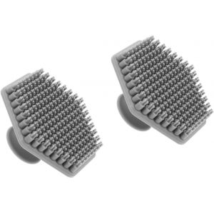 Sjzg-2pi&egrave;ces Brosse Nettoyante Silicone Pour Visage Exfoliant Doux Nettoyage Profond Des Pores Pour Types De Peau Pratique Et L&eacute;g&egrave;re Grise - Neuf
