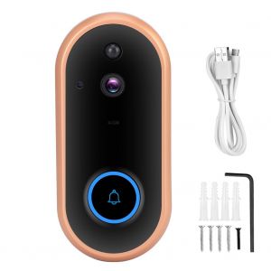 Sonnette video WIFI, interphone de surveillance a distance, alarme, vision nocturne, sonnette sans fil pour la maison, pour HiSilicon HI Solution - Neuf