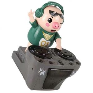 Jouet DJ, musique DJ, jouet animal, jouet intéressant pour enfants, jouet en peluche DJ pour enfants, jouets pour enfants, fournitures pour enfants, jouet pour enfants résistant à l'usure, plastique - Neuf