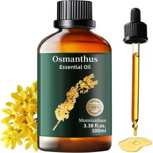 Pure Osmanthus Essential Oil, Osmanthus Oil Floral Essence for Diffuser,Skin,Air Purifier,Steam Distilled for Candles,Massage,Home Fragrance 100 ml - Neuf
