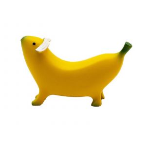 Statuette de jardin Banana Dog en r&eacute;sine, figurine d&eacute;corative pour la maison - Neuf