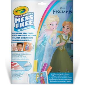 ERYI-- Color Wonder, Kit De Coloriage Avec 18 Pages À Colorier Et 4 Feutres Anti-Tache, Thème La Reine Des Neiges, Activité Créative Pour Enfants, Âge 3,4,5 Ans, 75-2664 - Neuf