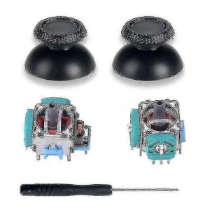 5-En-1 Droite Gauche Analogique 3d Joystick Thumb Stick R&eacute;paration Capteur Module Partie Avec Rocker Cap Tournevis Pour Ps5 Jeu Contr&ocirc;leur Ty - Neuf