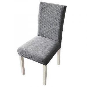 Housse De Chaise 4 Pièces Housses De Chaise De Salle À Manger Housse De Chaise Extensible Housse Amovible Lavable Universelle Pour Salle À Manger Bureau Hôtel Mariage (4 Pièces - Neuf