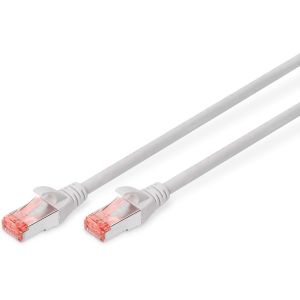 KAL-Câble Lan Cat 6-1,5M - Rj45 Câble Réseau - S/Ftp Blindé - Compatible Cat 6A & Cat 7 - Gris - Neuf