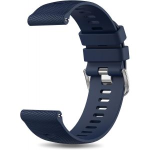 18mm 20mm 22mm Bracelet De Montre En Silicone, Souple Bracelet De Replacement En D&eacute;gagement Rapide Avec Boucle En M&ecirc;me Couleur Homme Femme - Neuf
