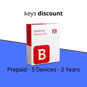 Bitdefender Antivirus Plus (5 Appareils - 3 Ans) - Neuf