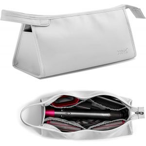 Kalanka-Sac De Rangement Pour Dyson Airwrap Styler Et Bigoudi Accessoires, Sac De Voyage Compatible Avec Sèche-Cheveux Dyson Supersonic, Étui De Rangement Pour Sèche-Cheveux (Gris, Triangle) - Neuf