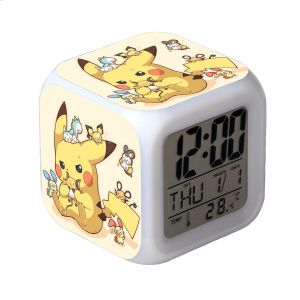 Réveil LED Pokémon coloré changement de couleur - Neuf