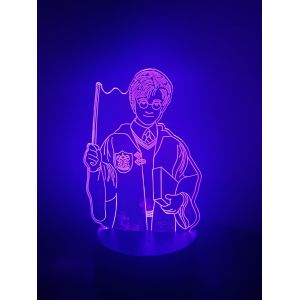 Lampe Veilleuse Led 3d Harry Potter - Neuf