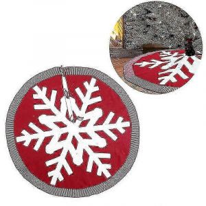 Jupe de sapin de No&euml;l, tapis de sapin en peluche, d&eacute;corations de No&euml;l, d&eacute;corations de f&ecirc;te - Neuf