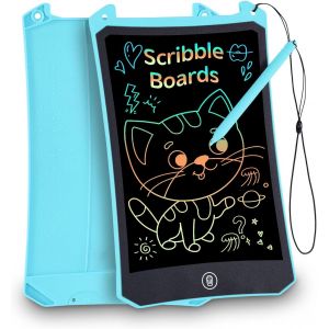KALTD-Ardoise Magique 8,5 Pouces,Cadeau Ado Fille Gar&ccedil;on Tablette Enfant Dessin Lcd Color&eacute; Jouet Bebe Tablette Dessineo Effacable Ardoise &Eacute;lectronique Jeux Vacances Enfants - Neuf