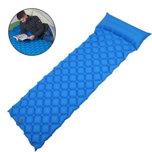 Matelas De Couchage Gonflable Ultral&eacute;ger &iquest; Matelas De Camping Ergonomique, &Eacute;tanche Et Compact Avec Sac De Gonflage Et Kits De R&eacute;paration &iquest; Id&eacute;al Pour Les Aventures En Sac &Agrave; Dos - Neuf