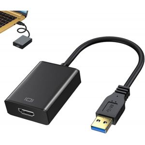 Adaptateur Usb Vers Hdm1, Cable Hdmi Audio Video Hd 1080P Pour Ordinateur De Bureau Pc Tv, Adaptateur Usb 3.0/2.0 Hdm1 Vid&eacute;o Audio Multi Moniteur Convertisseur Pour Moniteur Windows Xp 7 8 8.1 10 11 - Neuf