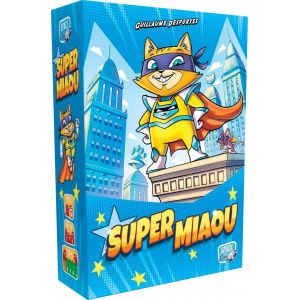 Chenquansarl-Super Miaou - Jeu De Soci&eacute;t&eacute; Pour Enfants D&egrave;s 6 Ans - Jeu Initiation Deckbuilding - Jeu De Cartes Format Voyage - Jeux Famille Pour 2 &Agrave; 4 Joueurs - 15 Min - Version Fran&ccedil;a - Spacecow - Neuf