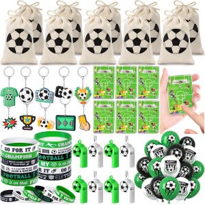 Mevronisshop-Cadeau D'anniversaire En Forme De Ballon De Football Avec Cordon Et Bracelet En Silicone Pour Enfants - Neuf