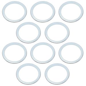 Lot de 10 adaptateurs de lame de scie - Bague de conversion en acier - Pour meuleuse d'angle - Lames de scie circulaire - Outils de travail du bois - 20 x 16 mm - Neuf