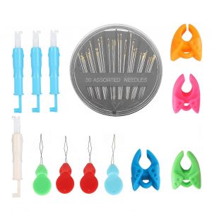 Ensemble D'enfile-Aiguille Automatique Pour Personnes &Acirc;g&eacute;es,Outil De Couture &Agrave; La Main,Fournitures De Bricolage Pour La Maison - Neuf