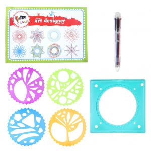 Regle Geometrique Multifonctionnelle Pour Peinture, Outils De Dessin, Outil D'apprentissage Artistique Pour Enfants - Neuf