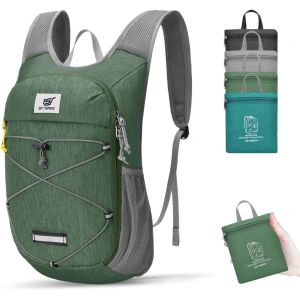 nzqaf-Sac à dos Pliable Léger 10L, Sac à dos Randonnée Petit Sac a Dos Homme Femme pour Voyage Loisir Velo Sport - Neuf