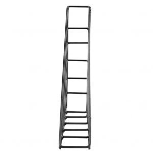 Hjlian Etagere Murale Triangulaire Elegante En Fer Forge, Rangement Pour Magazines, Panier Cadeau (Noir) - Neuf