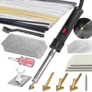 Soudeuse en plastique 150W 3-en-1,kit de soudage en plastique,pointes à souder Kit de soudeur en plastique pour le bricolage,pare-chocs kayak réparations Prise UE - Neuf