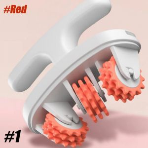 Rouleau De Massage Des Jambes, Masseur De Cellulite, Masseur Musculaire Manuel, Multifonction, Entraîneur Musculaire Du Plancher Pelvien, Outils De Beauté, Nouveau-Style 1 - Rouge - Neuf