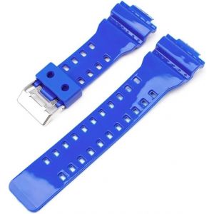 Kal-16mm Bracelet De Montre De Remplacement En Résine Naturelle Pour Montre Pour Homme - Compatible Avec Modèles G-Shock Ga-100/110/140/200/400/700 Gd-100 G-8900 Gw-8900 - Neuf