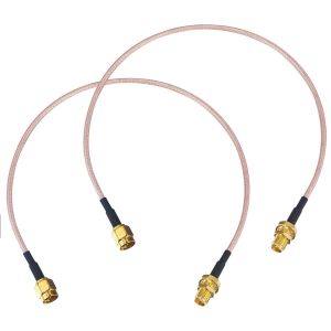 C&acirc;ble RG316 SMA Femelle &agrave; M&acirc;le 30CM - C&acirc;ble d'Antenne WiFi pour Antenne Mobile (Pas pour TV) - Neuf