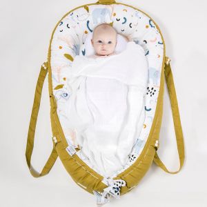 Ulteronixshop-R&eacute;ducteur De Lit B&eacute;b&eacute;-Nid D'ange-Cocoon-Cododo-Cale-100% Coton-80cmx50cm-Nourrisson - Neuf