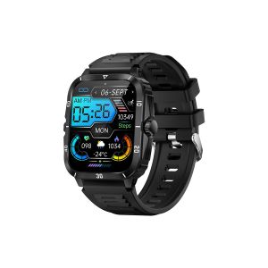 Montre connect&eacute;e &eacute;tanche pour homme, traqueur d'activit&eacute;, compatible Android et iOS, &eacute;cran 1,9"", &eacute;tanch&eacute;it&eacute; 3 ATM - Neuf