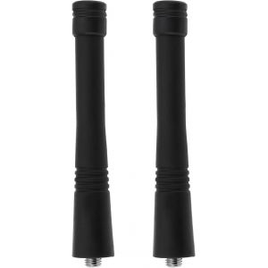 Lot De 2 Antennes Radio Bidirectionnelle Vhf 146-174 Mhz Compatibles Avec Motorola Cp200 Cp200D Ht1550 Ht1250 Ht750 Ht600 Gp300 Gp340 Talkie Walkie - Neuf