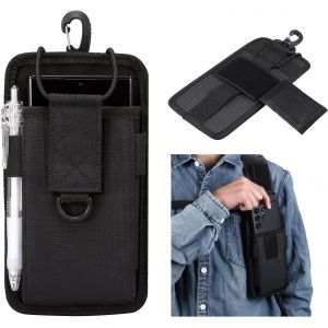 KALANKA-Compatible avec iPhone 16, 15, 14, 13, 12 Pro Max, pochette &agrave; dos pour t&eacute;l&eacute;phone portable, &eacute;tui de transport pour Galaxy S25, S24, S23, S22 Ultra - Neuf