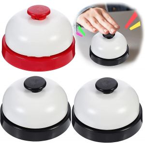 3 Pièces Recevant Cloche Chien Cloche Repas Cloche Sonnant Cloche Pour L'entraînement Cloche De Table Cloche Réception Cloche - Neuf