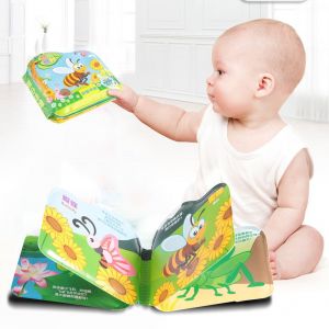 Livre De Bain En Plastique Indechirable Pour Bebe, Jouet Educatif Pour L'heure Du Bain (Insectes) - Neuf