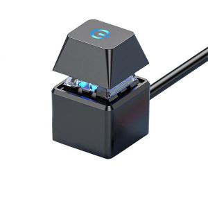 Lumi&egrave;re LED Bouton Carr&eacute; ON/OFF 2M C&acirc;ble d'extension Noir - Neuf