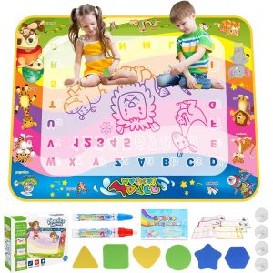 Mdy-Jouet Enfant 1 2 3 4 Ans, Tapis Dessin Eau Bebe Jouet Garcon 1 2 3 4 Ans Cadeau Enfant 1 2 3 4 Ans Animal Tapis D'eau Enfant Jouet Fille 1 2 3 4 Ans - Neuf