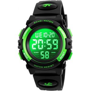 Kalanka-Enfants Montre Numérique Sport Extérieur 50m Étanche Montres Électroniques Réveil 12/24 H Chronomètre Calendrier Boy Girl Montre - Neuf