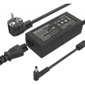 acdsgd-65W Chargeur HP Ordinateur Portable pour HP Elitebook 830 840 850 G5 G8 655 835 640 650 645 Probook 450 430 440 Pavilion Spectre Envy X360 11 13 15 Stream S&eacute;rie Adaptateur(4.5mm*3mm) - Neuf