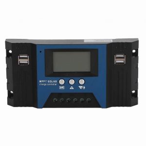 Régulateur de contrôleur de charge solaire 12V 24V 4 ports USB 5V 2.5A Affichage LCD réglable en paramètres pour bateau VR domestique 30A - Neuf